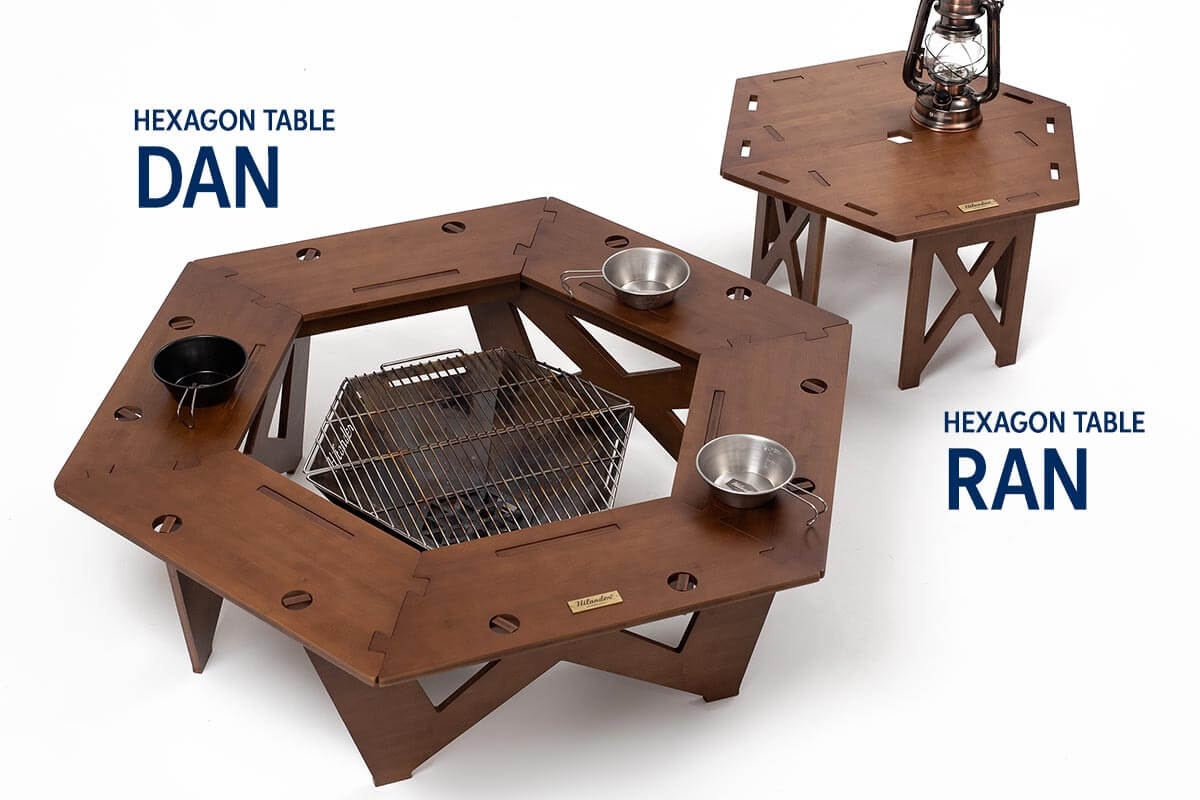 組みあわせ自由自在のパズル感覚テーブル