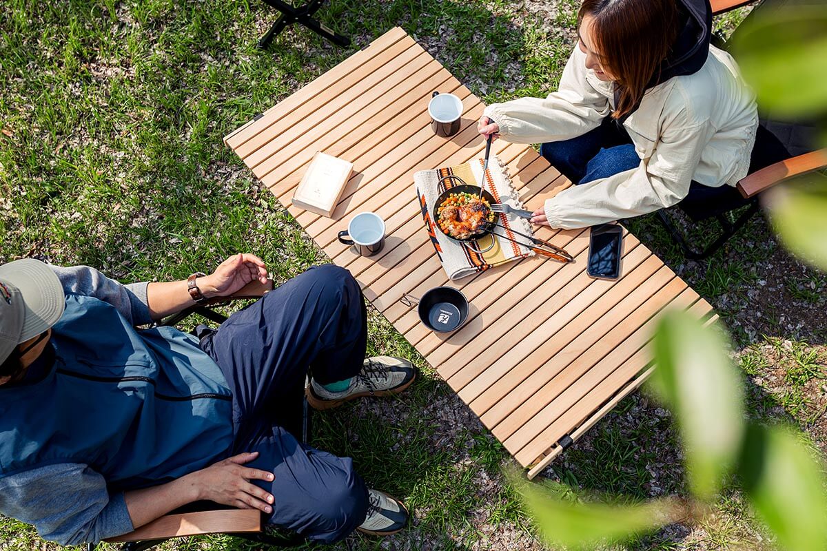 Hilander(ハイランダー) ウッドロールトップテーブルEX IMAGE GALLERY