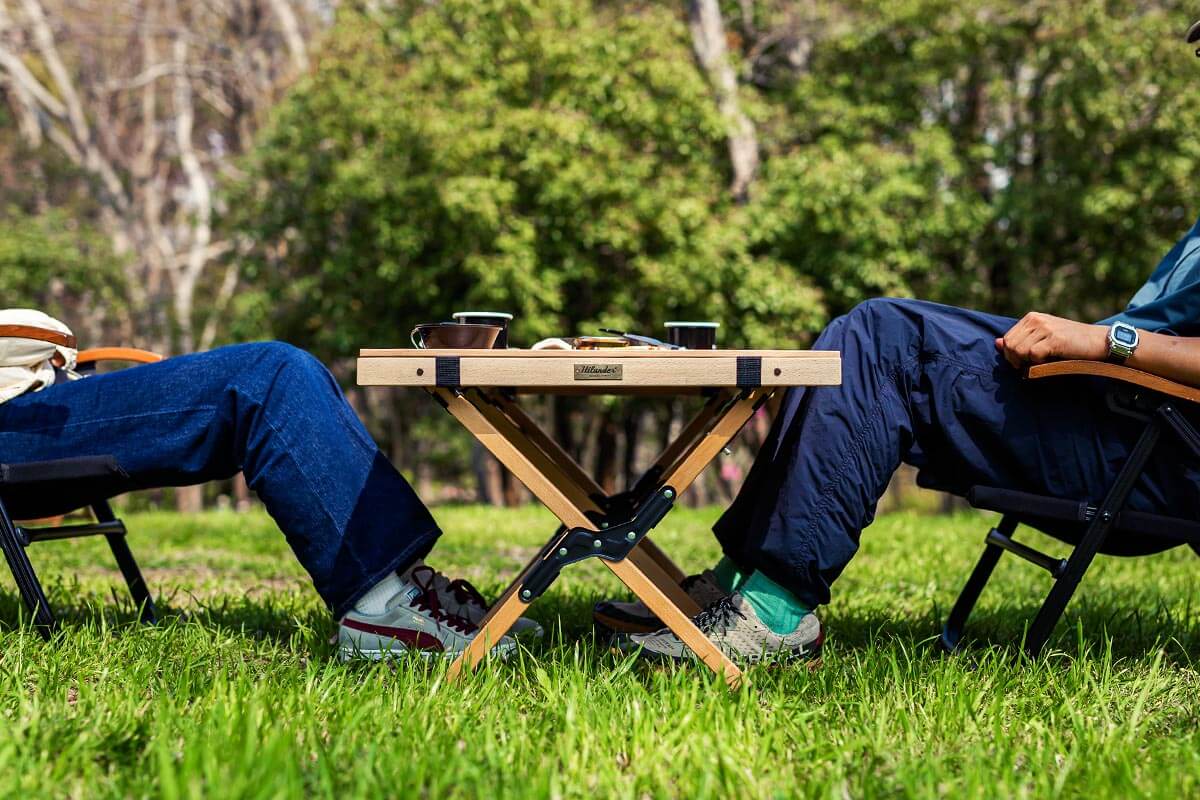 自然との一体感を感じられるロースタイル