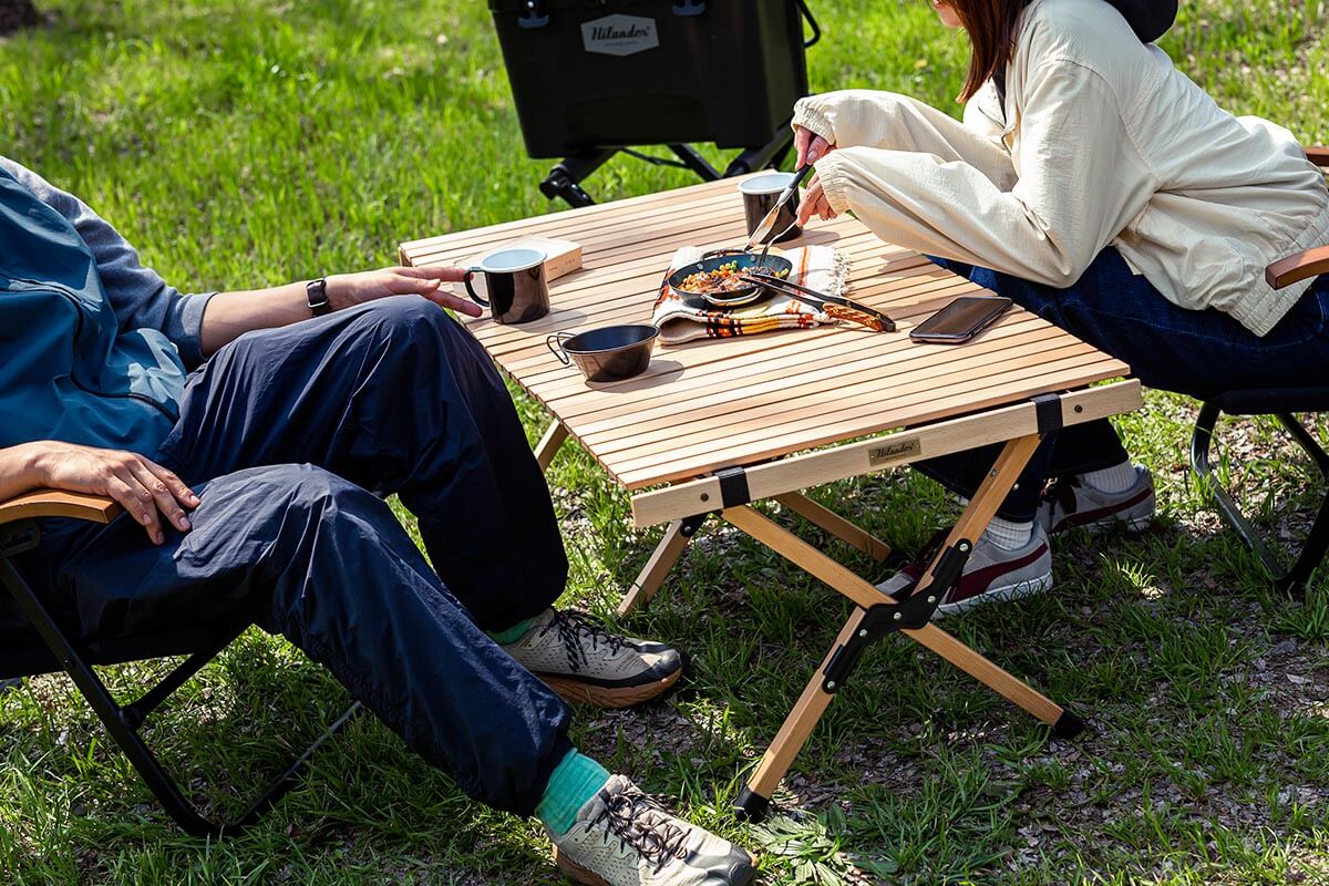 Hilander(ハイランダー) ウッドロールトップテーブルEX IMAGE GALLERY