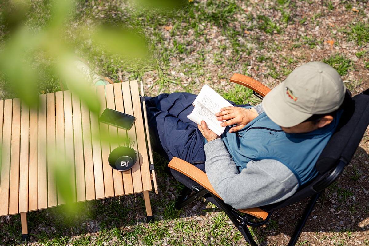 Hilander(ハイランダー) ウッドロールトップテーブルEX IMAGE GALLERY