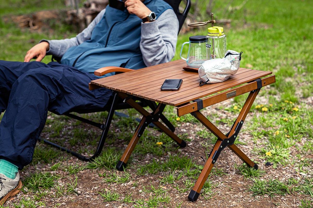 Hilander(ハイランダー) ウッドロールトップテーブルEX IMAGE GALLERY