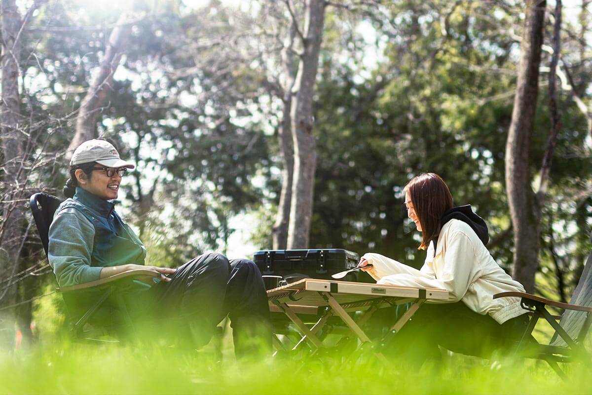 Hilander(ハイランダー) ウッドロールトップテーブルEX IMAGE GALLERY