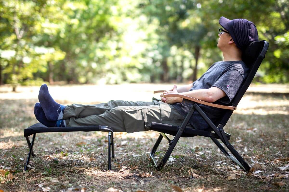 クライマックスローチェアのリラックス効果を高めます