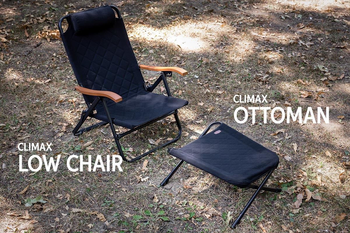 専用設計だから、クライマックスローチェアにピッタリサイズ