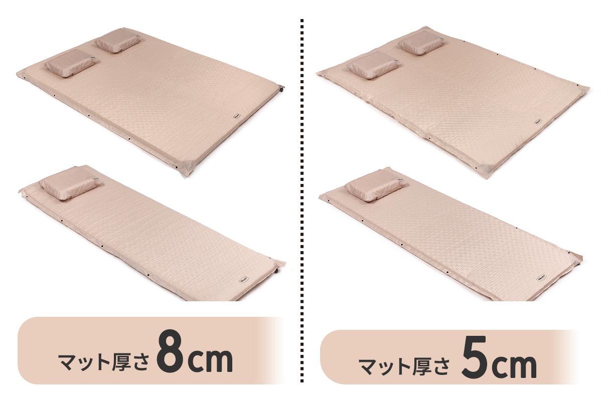 サイズは全部で4種類、カラーは2種類