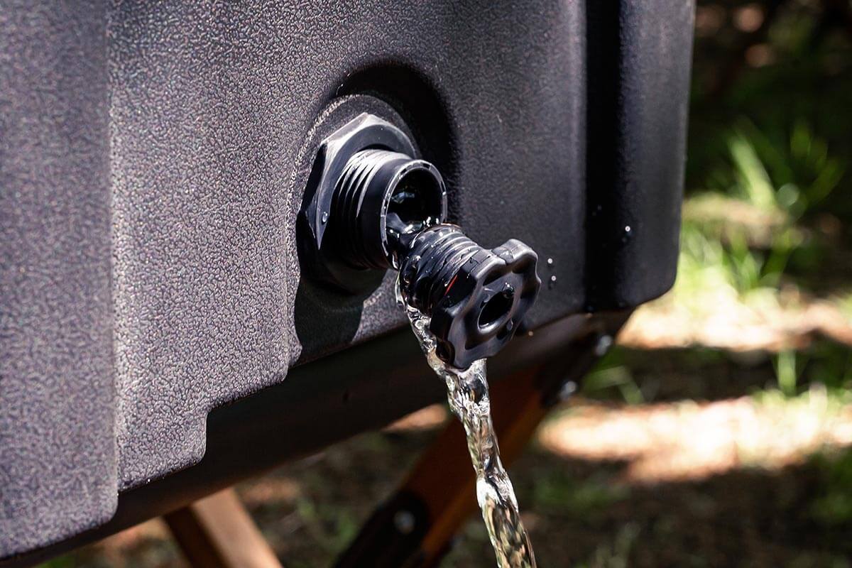 新たに水抜き機能を追加