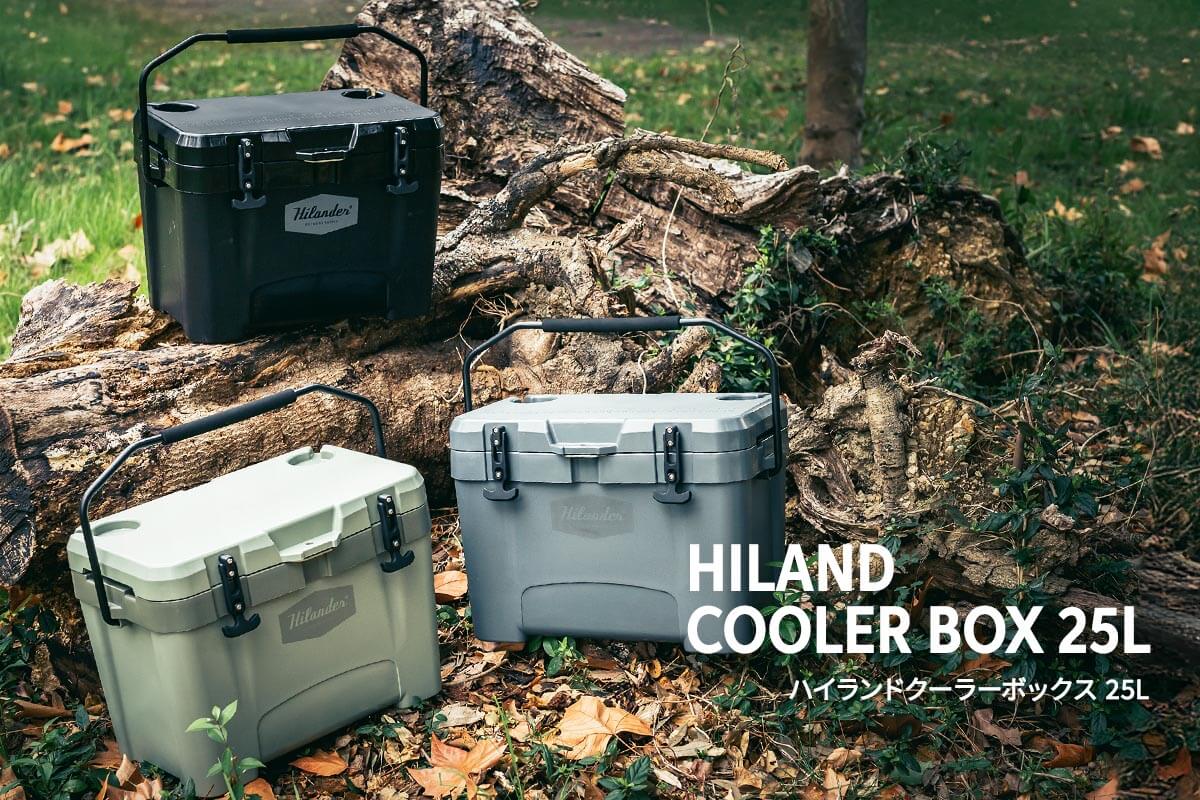 保冷力、容量、耐久性。アウトドアに求められる基本性能を、バランスよく備えた25Lのクーラーボックス