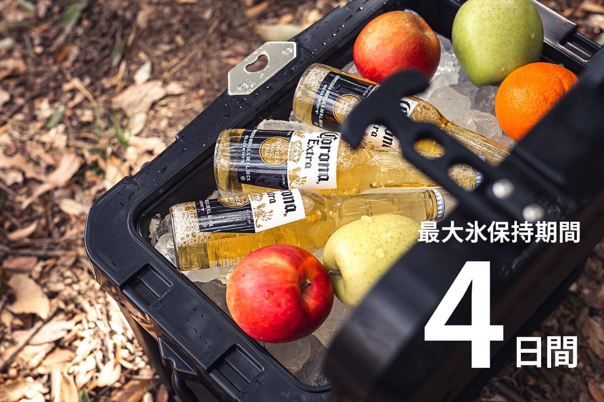 最大氷保持期間4日間