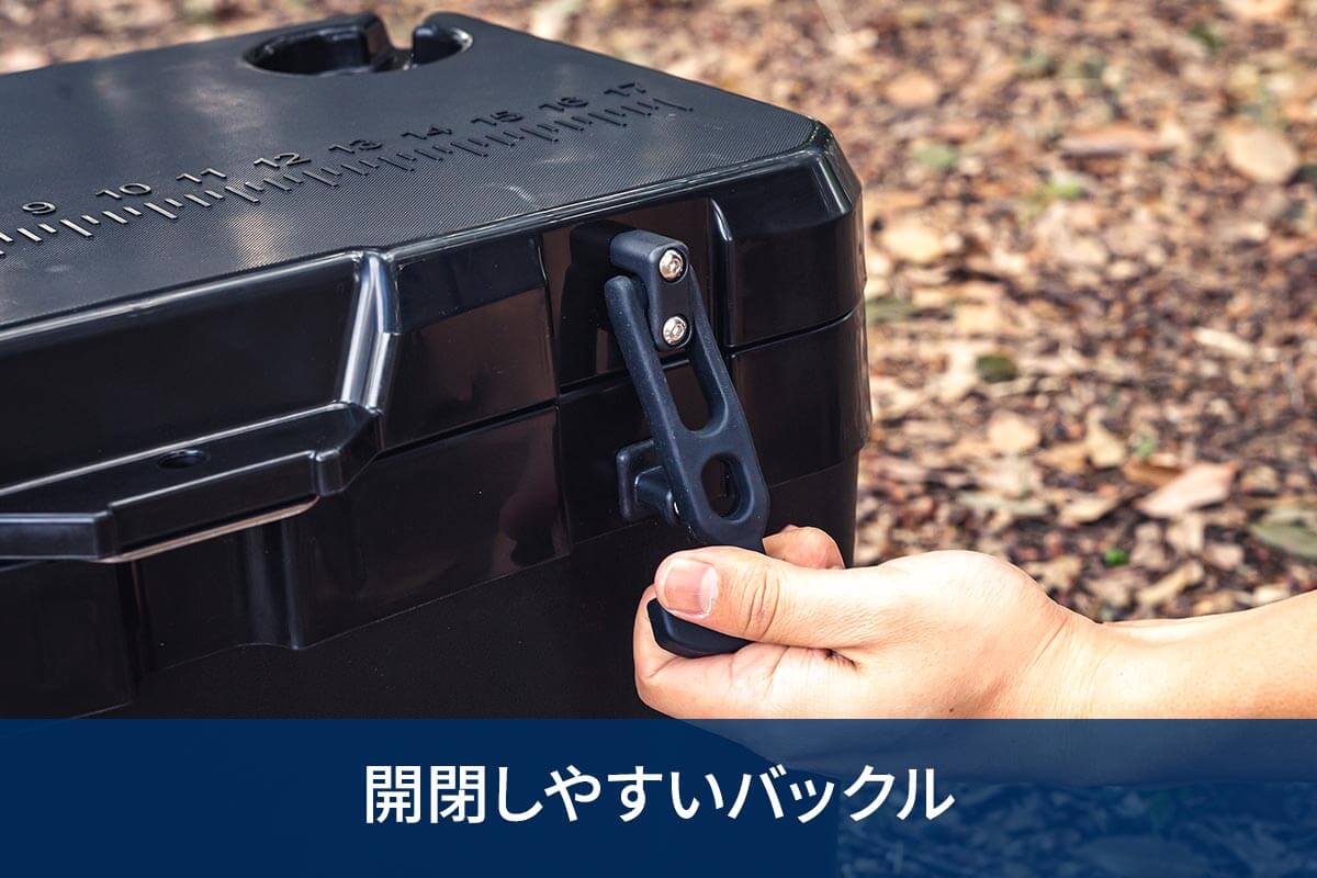 開閉しやすいバックル