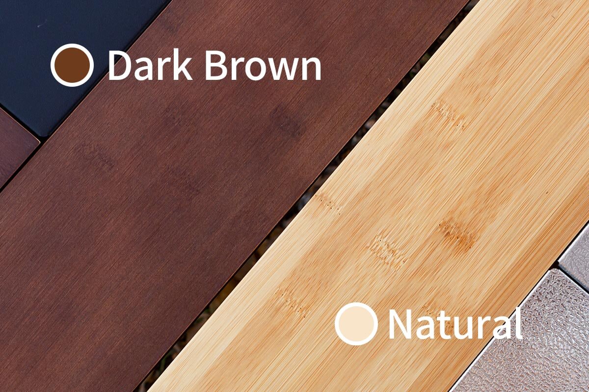 カラーはダークブラウンとナチュラルの2色展開