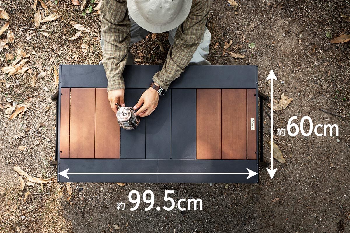 天板サイズ約99.5cm×60cm、耐荷重30kg