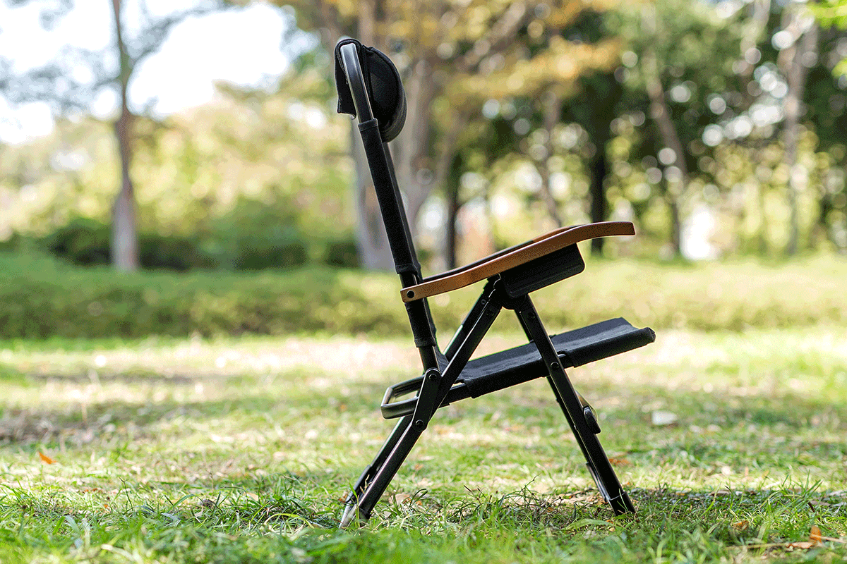 4段階リクライニング