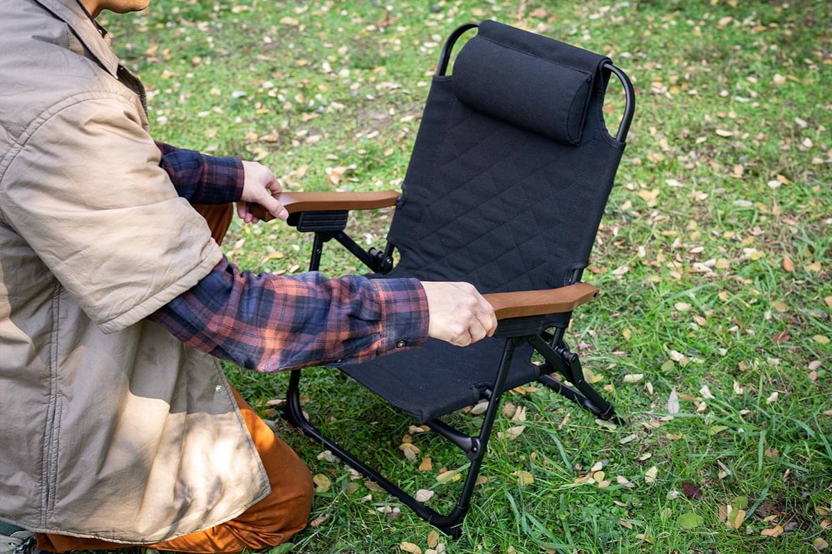 安全に配慮したアームレスト