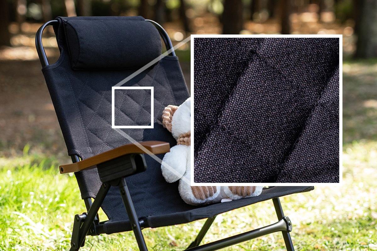 キルト加工が織りなすクッション性