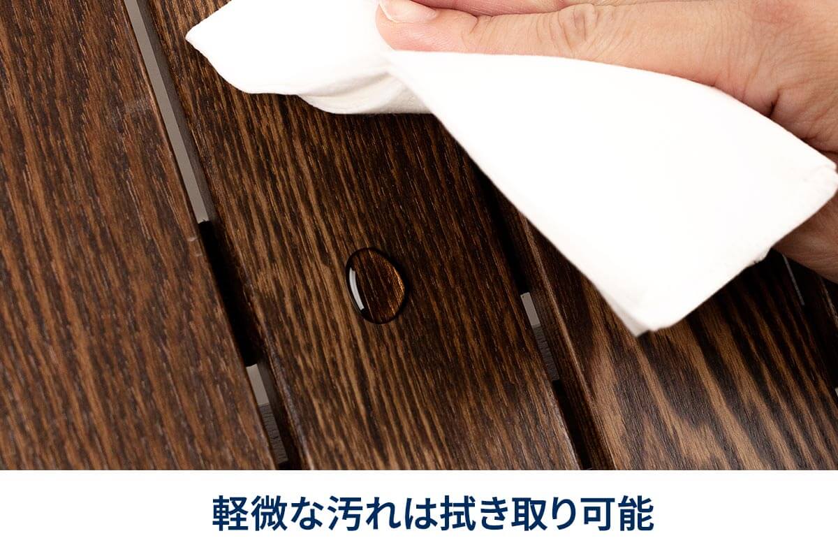 耐荷重30kg、細部まで配慮