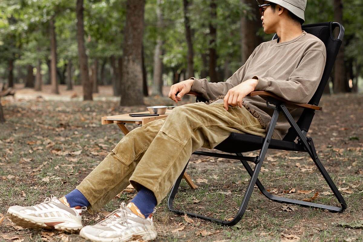 ハイスタイルになった快適チェア