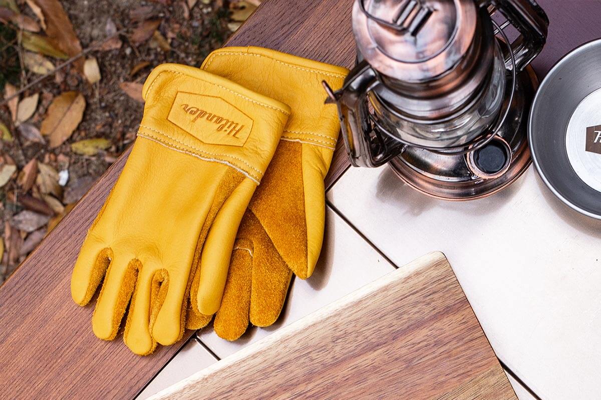 焚き火もブッシュクラフトも安心のキッズ用グローブ
