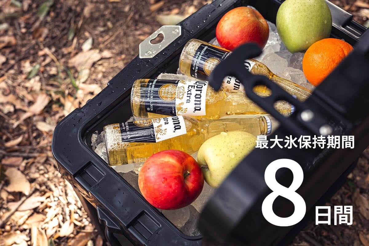 最大氷保持期間8日間