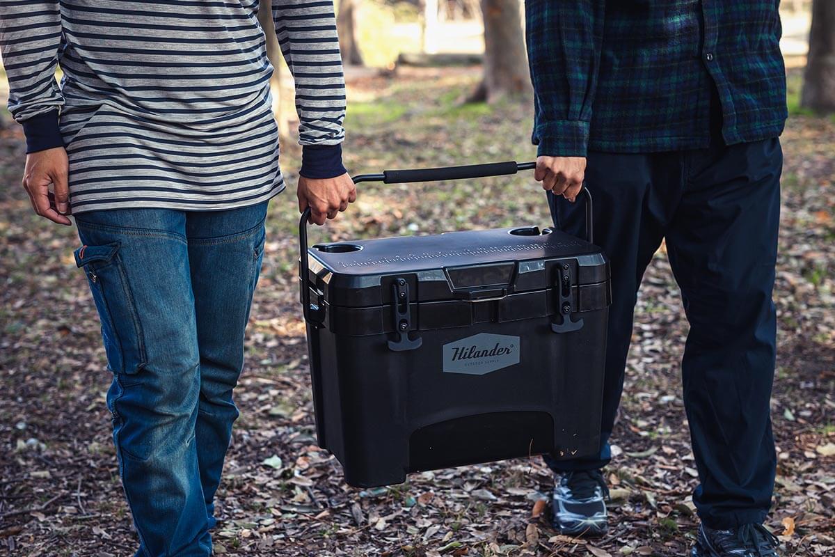 二人で持ち運びやすい持ち手